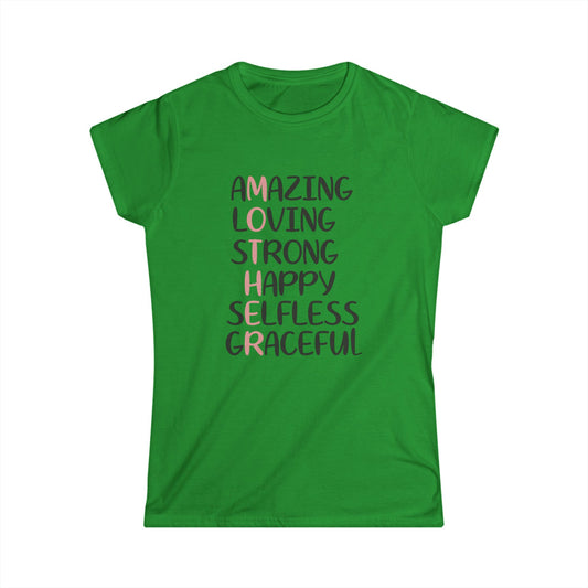Inspirational Women&#039;s Softstyle Tee - ALOHA Message