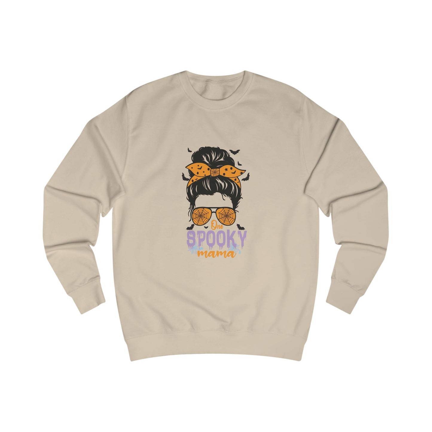 Spooky Mama Unisex Sweatshirt - Cozy Halloween Apparel, Gift for Moms, Autumn Style, Holiday Fashion, Casual Comfort