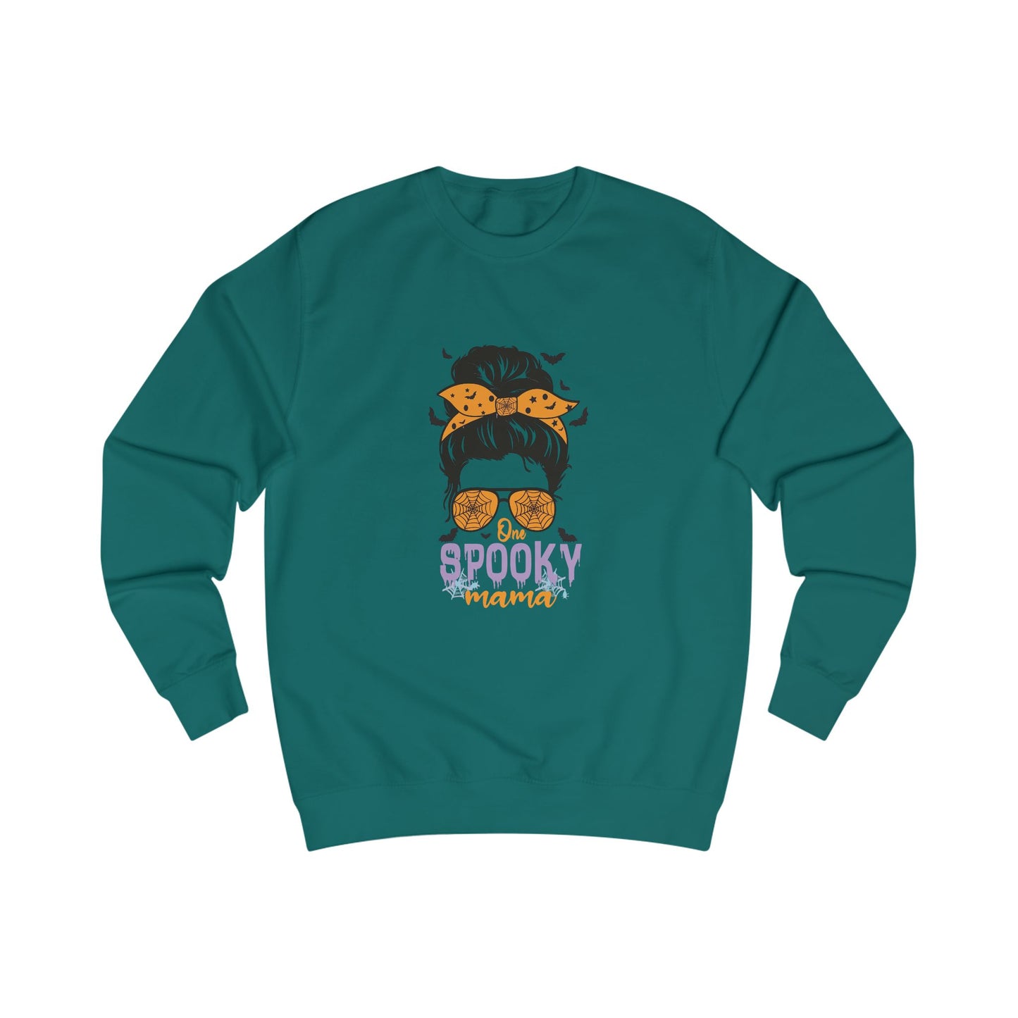 Spooky Mama Unisex Sweatshirt - Cozy Halloween Apparel, Gift for Moms, Autumn Style, Holiday Fashion, Casual Comfort