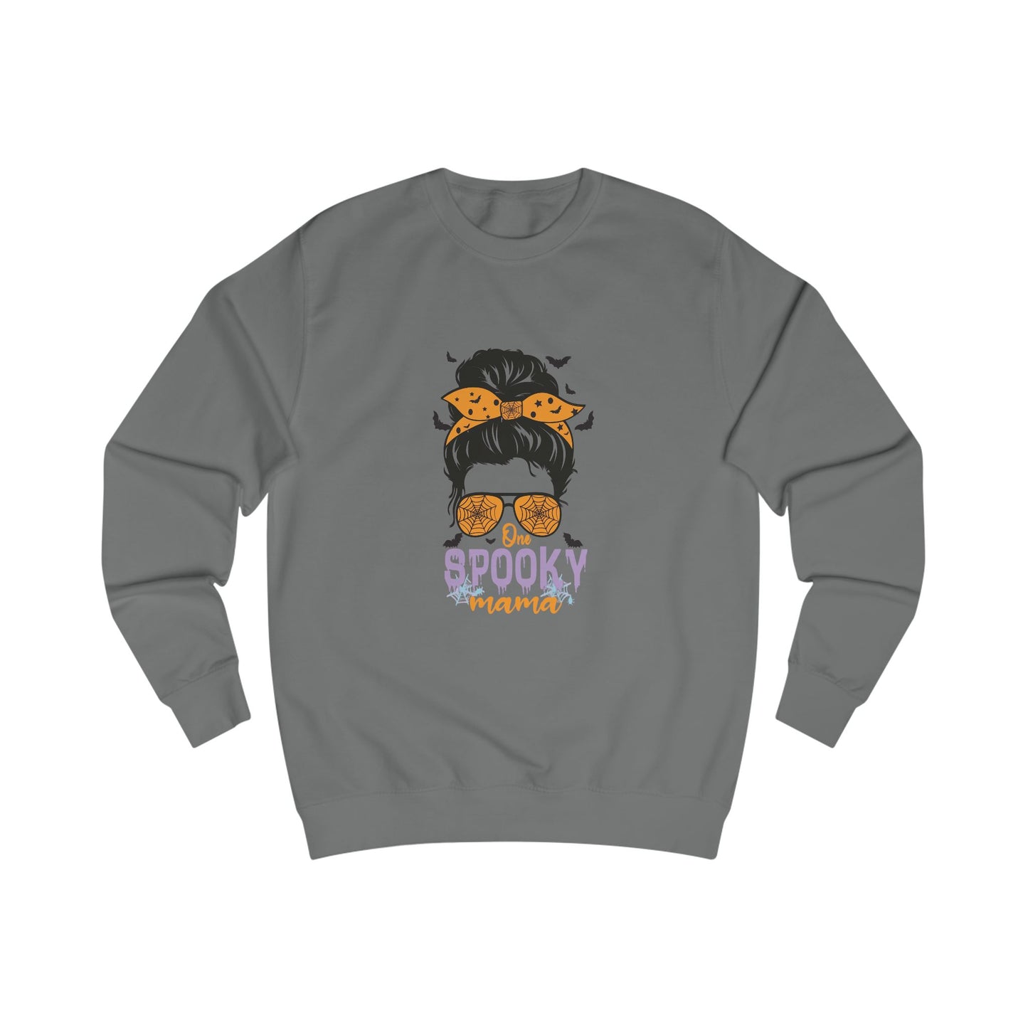 Spooky Mama Unisex Sweatshirt - Cozy Halloween Apparel, Gift for Moms, Autumn Style, Holiday Fashion, Casual Comfort