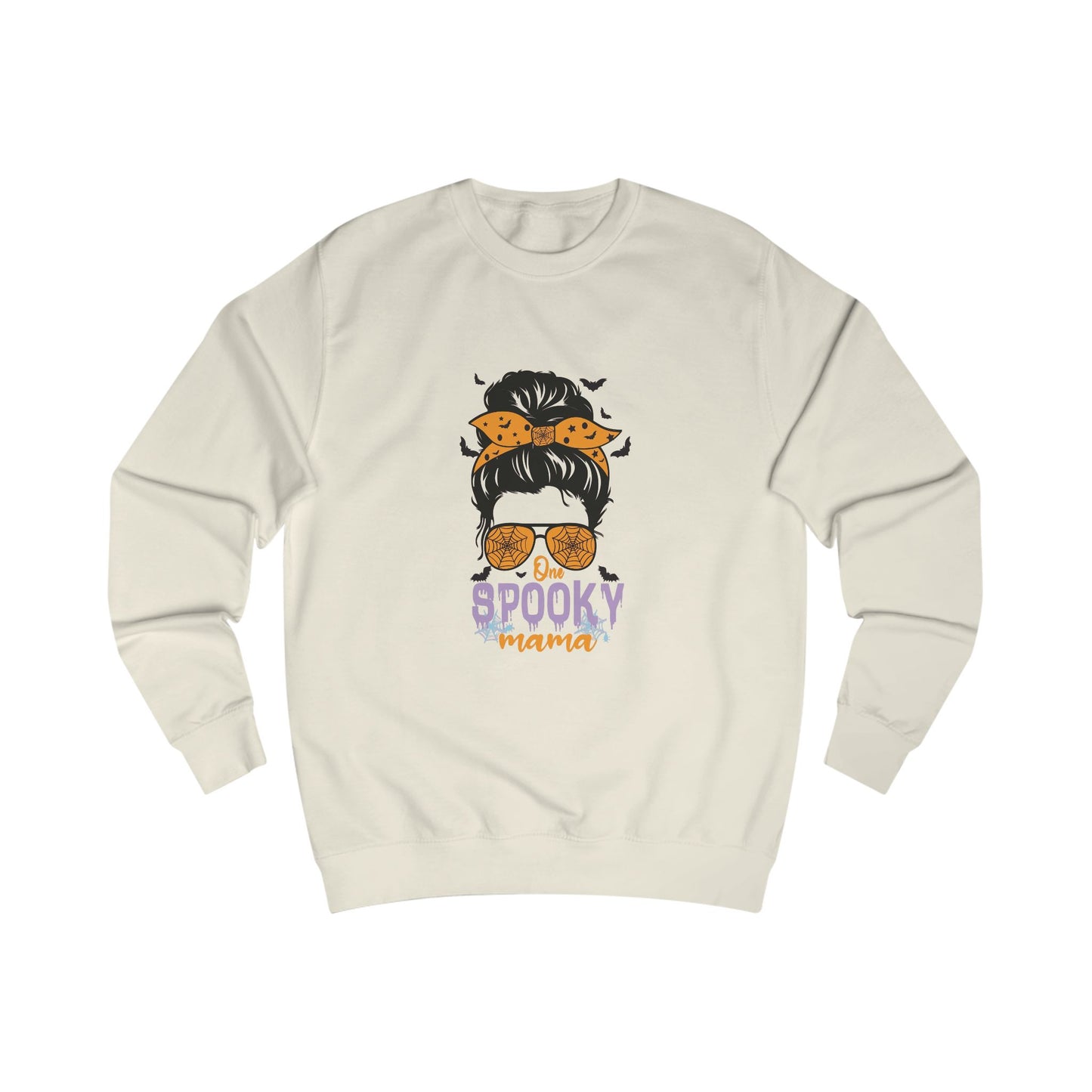 Spooky Mama Unisex Sweatshirt - Cozy Halloween Apparel, Gift for Moms, Autumn Style, Holiday Fashion, Casual Comfort