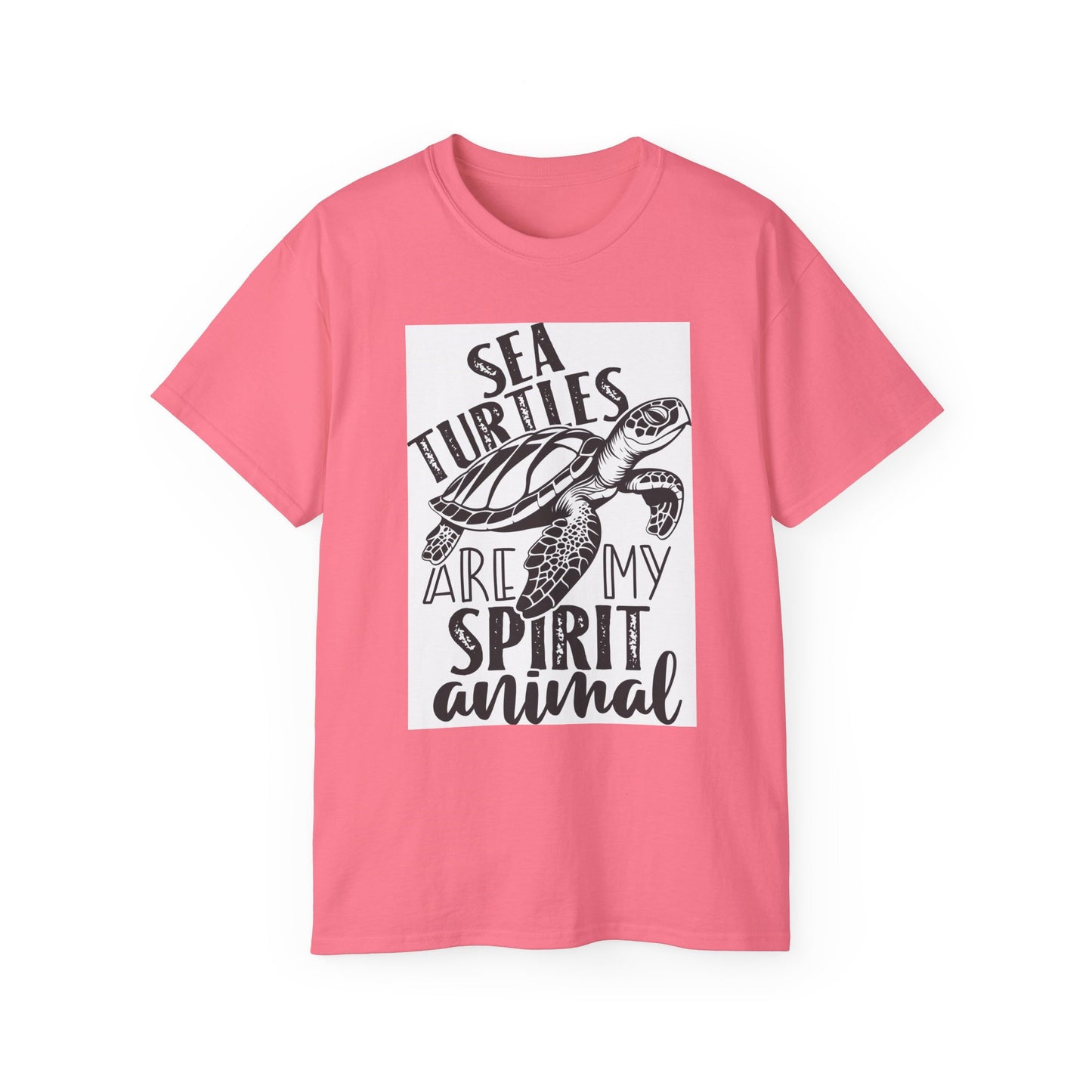 Sea Turtles Spirit Animal Unisex Ultra Cotton Tee - Eco-Friendly Nature Shirt