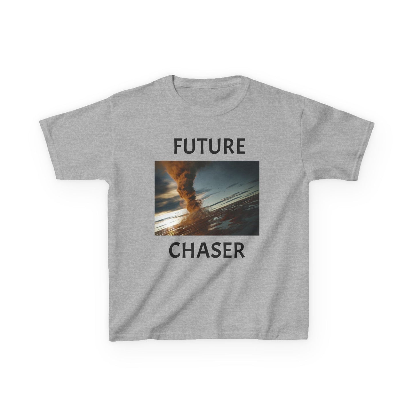 Kids Future Chaser Tornado Tee - Exciting Cotton T-Shirt for Young Adventurers