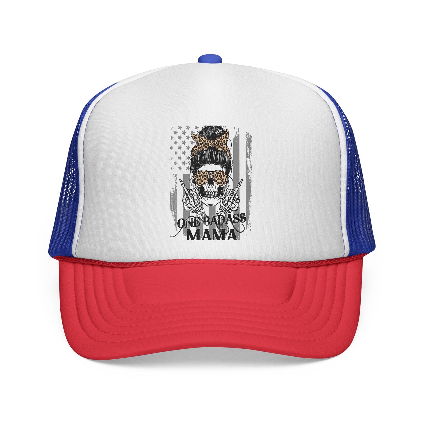 "One Badass Mama" Trucker Cap - Stylish & Edgy Headwear for Moms