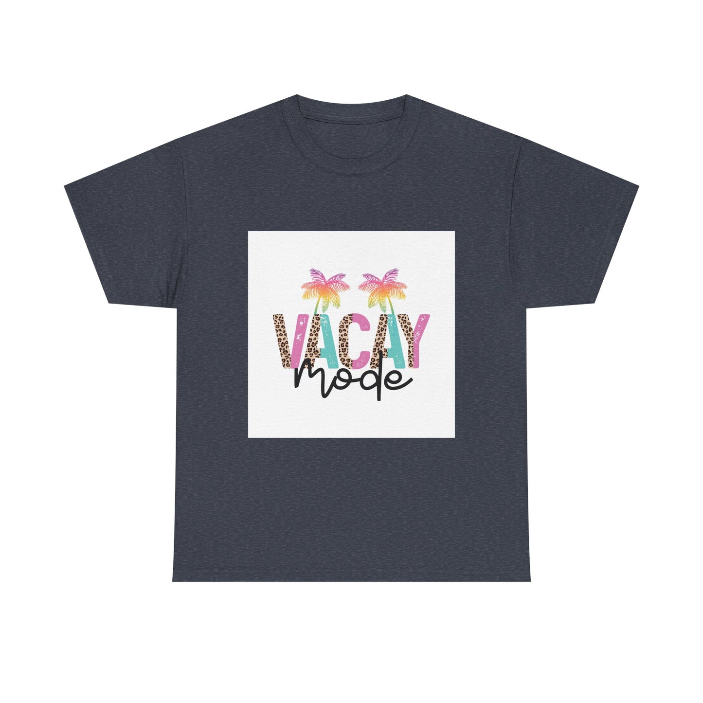 Vacay Mode Unisex Heavy Cotton Tee - Summer Vibes Tee for Travel Enthusiasts