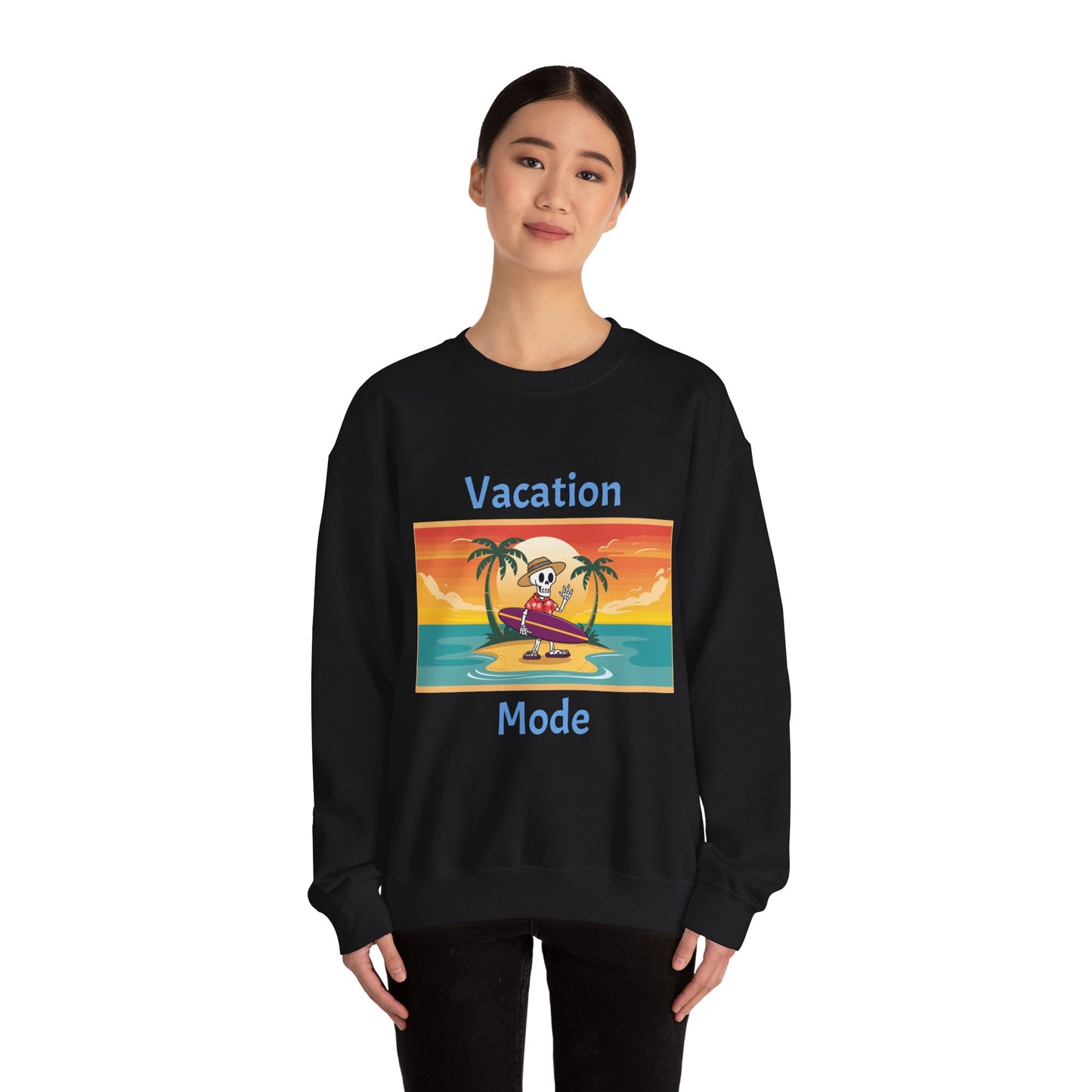 Vacation Mode Unisex Heavy Blend™ Crewneck Sweatshirt