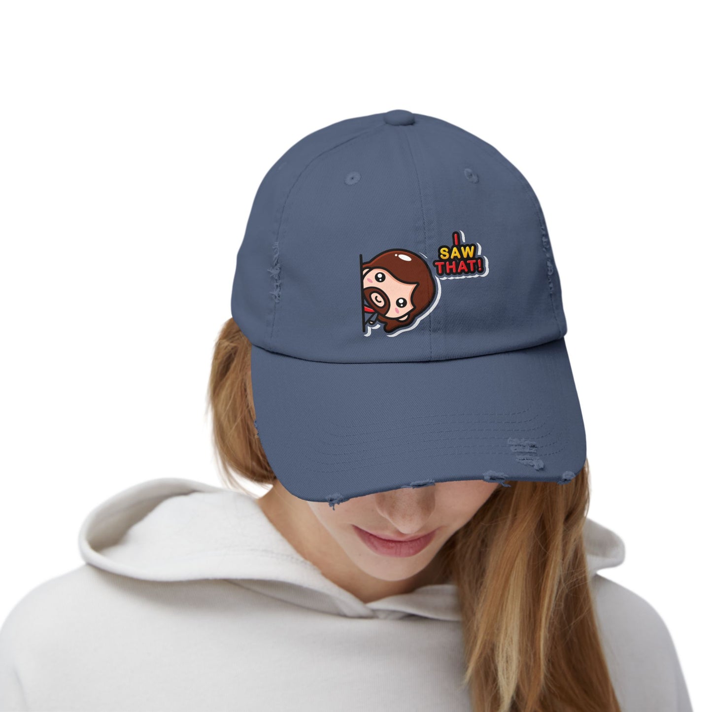 Trendy Distressed Cap, Casual Hat for Everyday Wear, Funny Gift for Him or Her, Cool Summer Accessory, Ideal for Birthdays or Parties