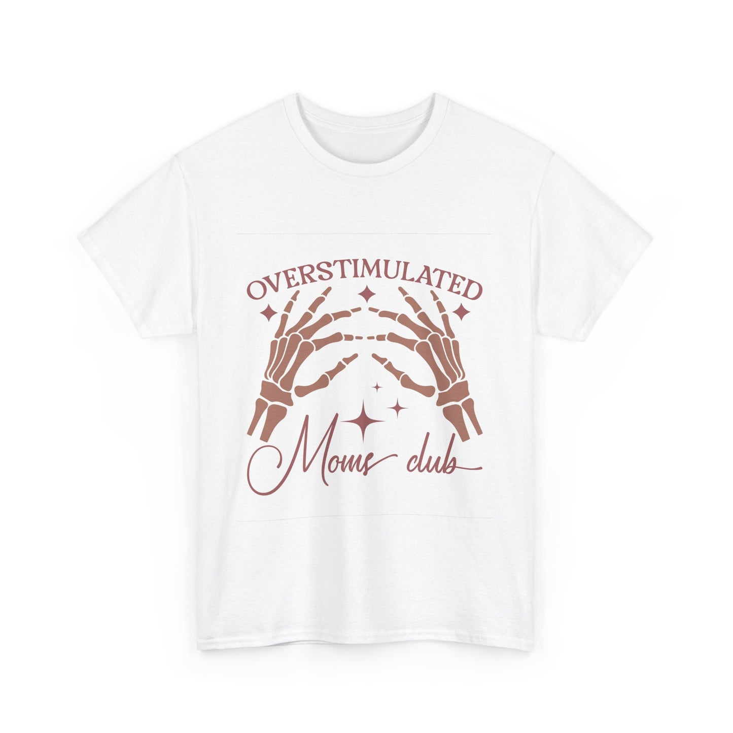 Overstimulated Moms Club Unisex Heavy Cotton Tee