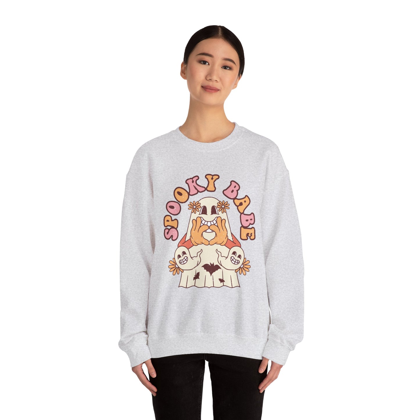 Spooky Babe Crewneck Sweatshirt - Comfy Halloween Apparel, Unisex Gift, Fall Fashion, Cozy Sweater for All Occasions, Perfect for [...]