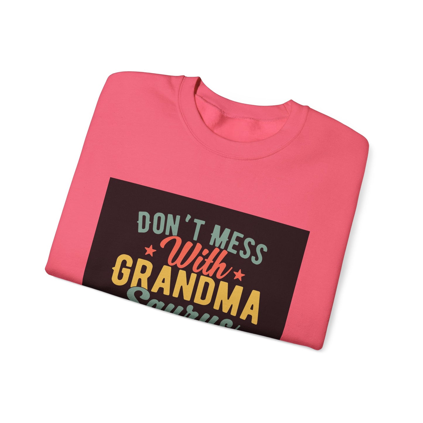 Funny Grandma Saurus Crewneck Sweatshirt