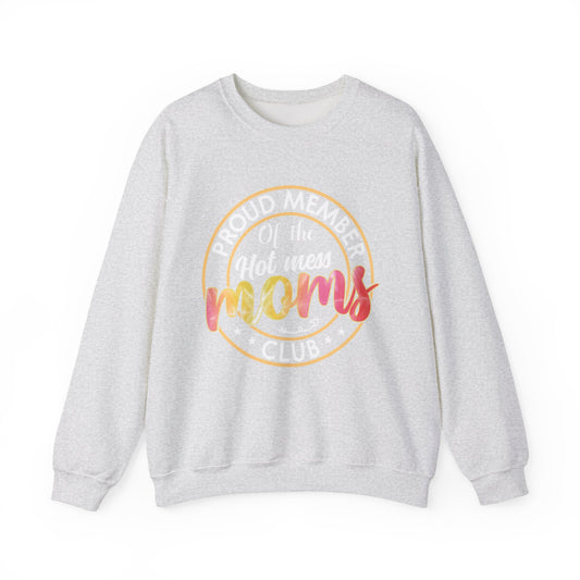 Moms Circle Crewneck Sweatshirt - Cozy Gift for Mothers, Perfect for Mother's Day, Family Gatherings, Casual Wear, Everyday Comfort