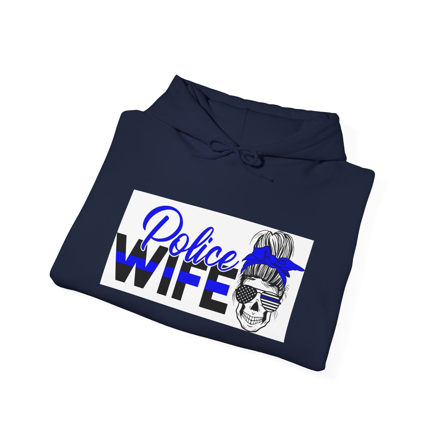 Police Wife Hooded Sweatshirt - Unisex Heavy Blend™