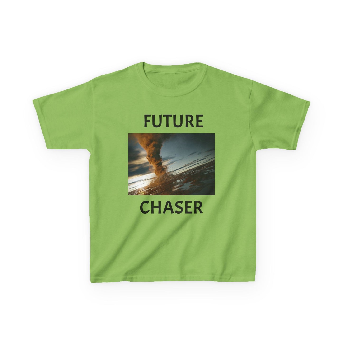 Kids Future Chaser Tornado Tee - Exciting Cotton T-Shirt for Young Adventurers