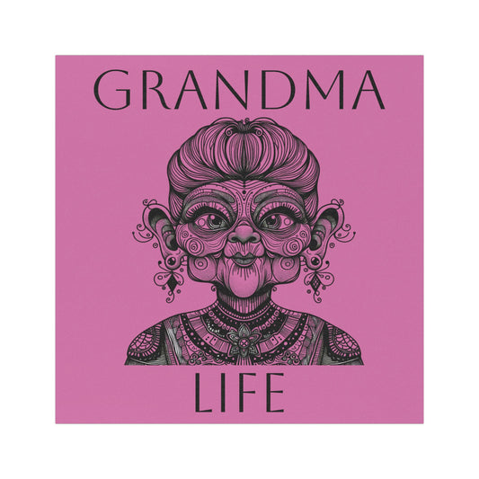 Grandma Life Car Magnet - Fun and Quirky Decor for Proud Grandparents