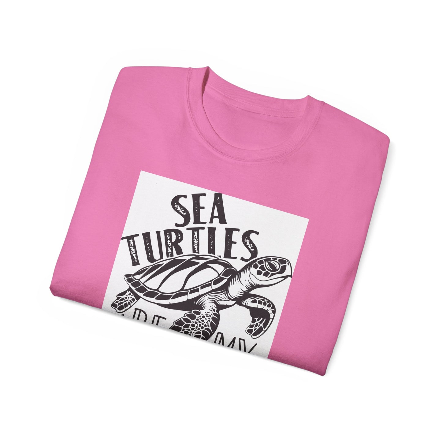 Sea Turtles Spirit Animal Unisex Ultra Cotton Tee - Eco-Friendly Nature Shirt