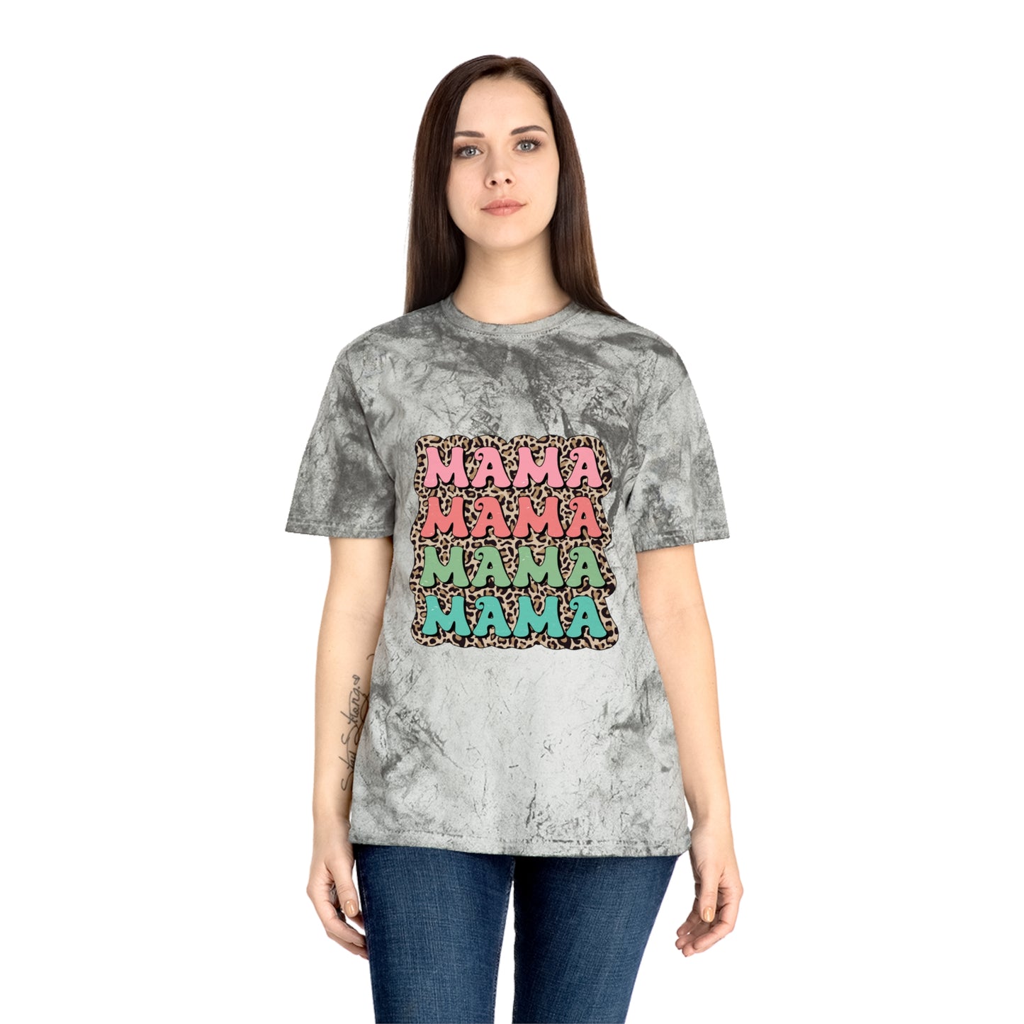 Color Blast Mama T-Shirt - Fun & Trendy Unisex Tee for Moms