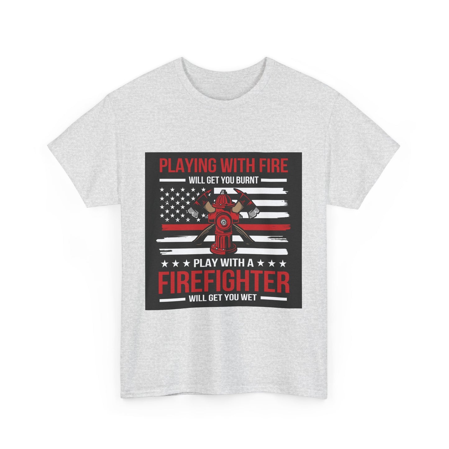 Firefighter Humor Unisex Heavy Cotton Tee | Perfect Gift for Firefighters