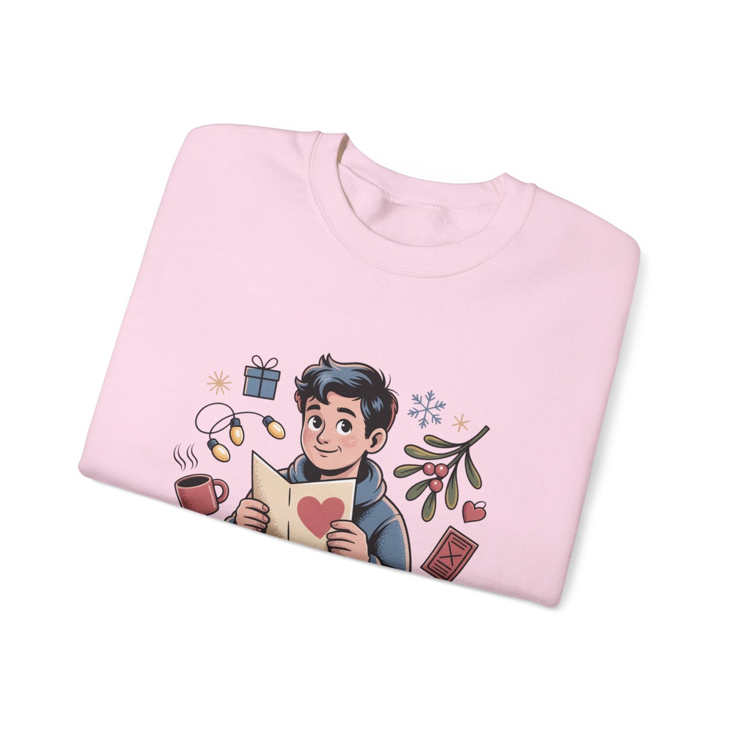 Looking for Holidate Sweatshirt | Holiday Romance Illustration