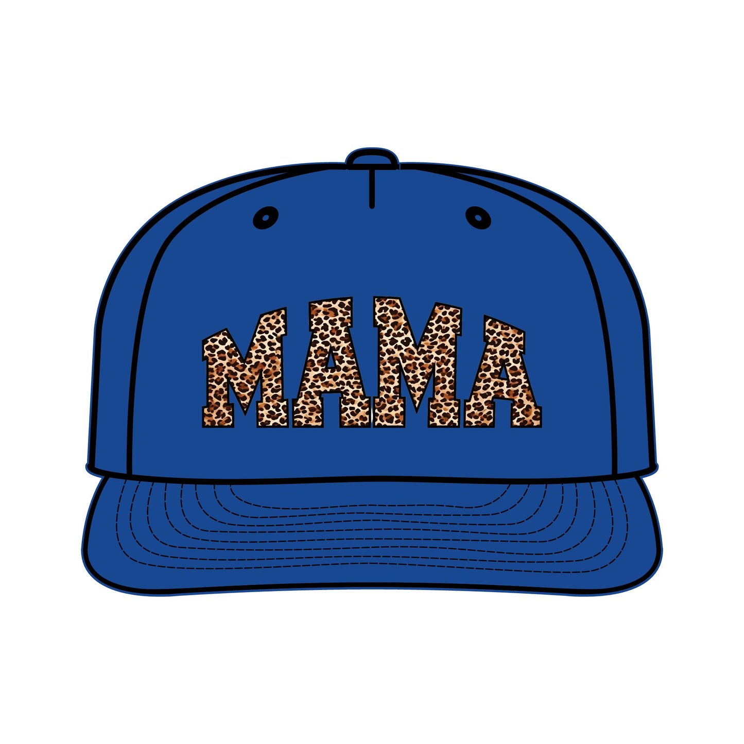 Leopard Print MAMA Surf Cap for Moms – Trendy Summer Accessory