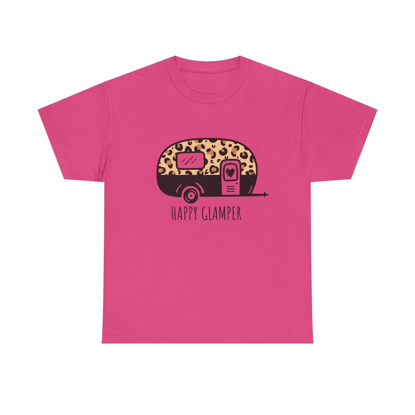 Happy Glamper Unisex Heavy Cotton Tee - Perfect for Camping Lovers