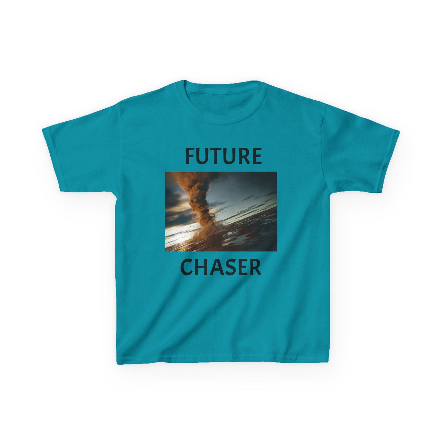 Kids Future Chaser Tornado Tee - Exciting Cotton T-Shirt for Young Adventurers