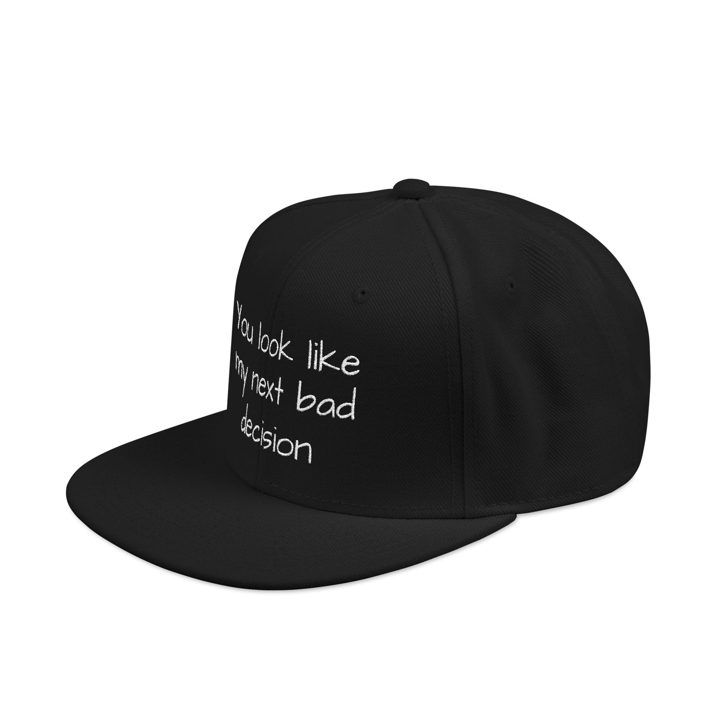 Snapback Hat - Embroidered Cap, Trendy Hat, Streetwear Accessory, Gift for Him, Stylish Headwear, funny hat
