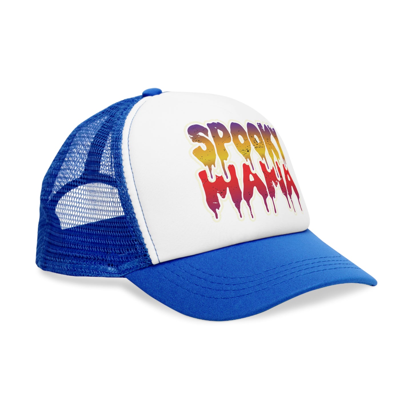 Spooky Mama Mesh Cap | Fun Hat for Halloween, Costume Parties, Moms, Fall Fashion, Gift for Moms