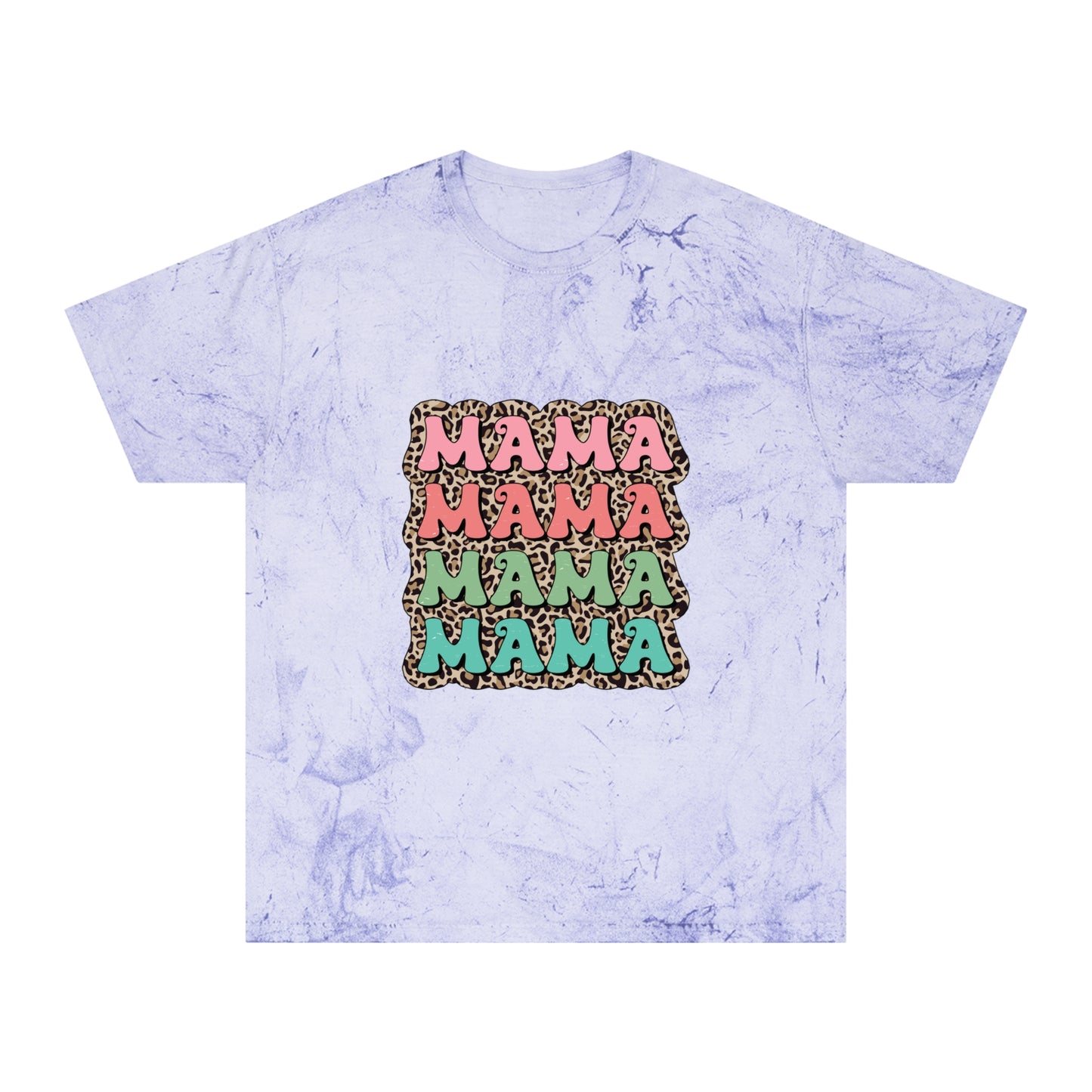 Color Blast Mama T-Shirt - Fun & Trendy Unisex Tee for Moms