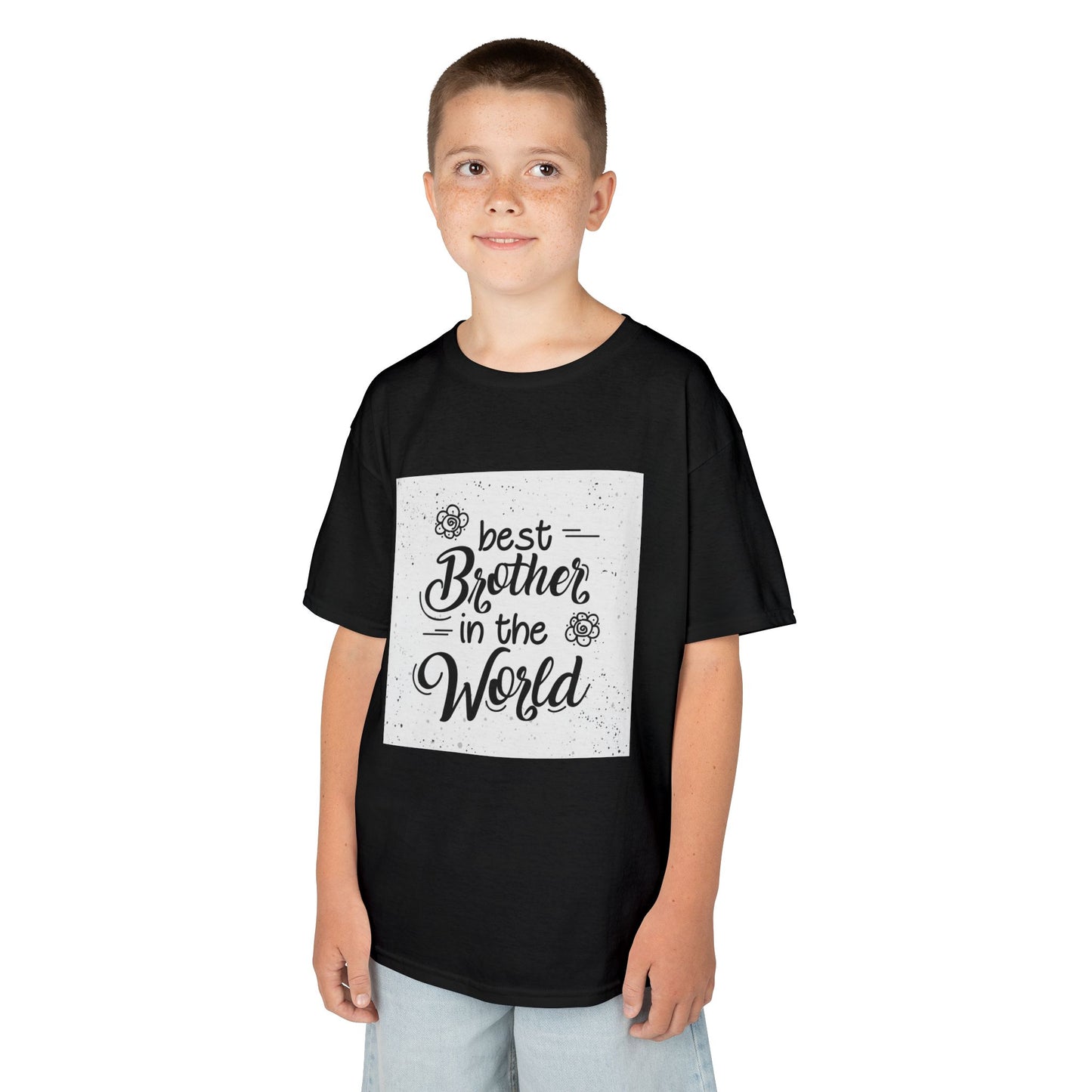 Best Brother Heavy Cotton Kids Tee - Perfect Gift for Siblings