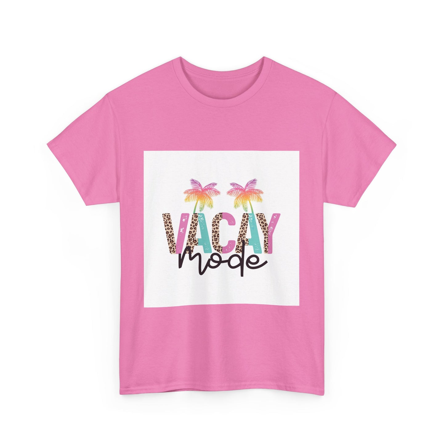 Vacay Mode Unisex Heavy Cotton Tee - Summer Vibes Tee for Travel Enthusiasts