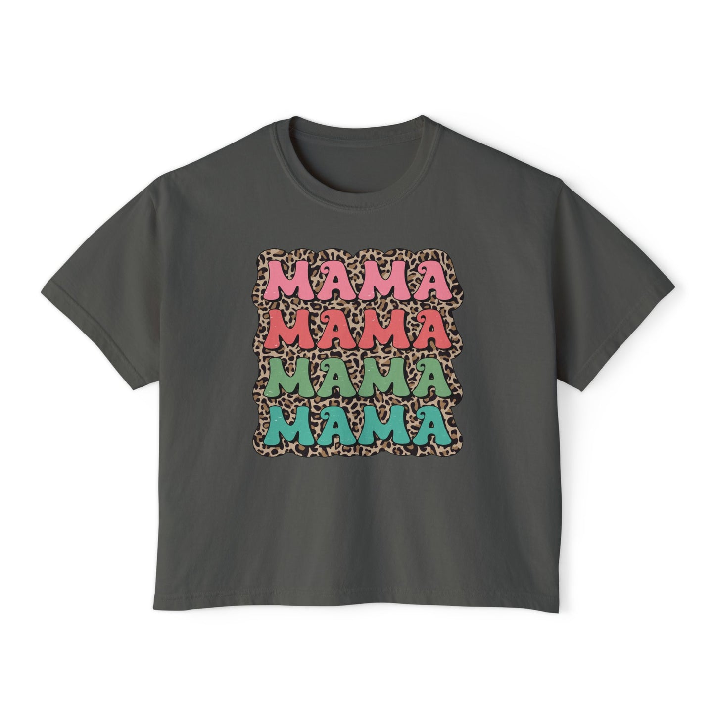 Mama Graphic Boxy Tee - Trendy Women's Apparel