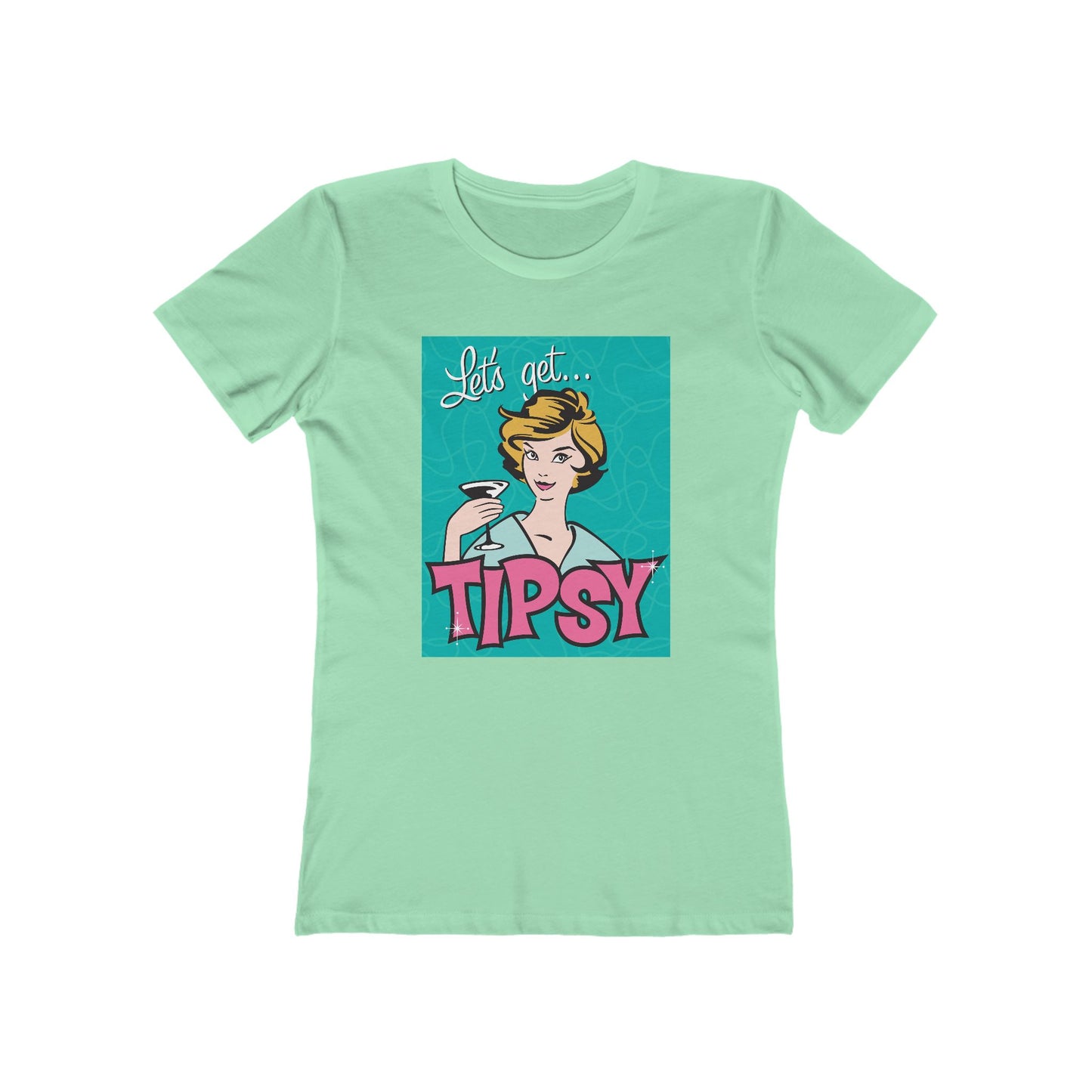 Tipsy Vibes T-Shirt for Women, Cute Funny Tee, Party Shirt, Gift for Friends, Casual Wear, Birthday Present, Girls Night Out