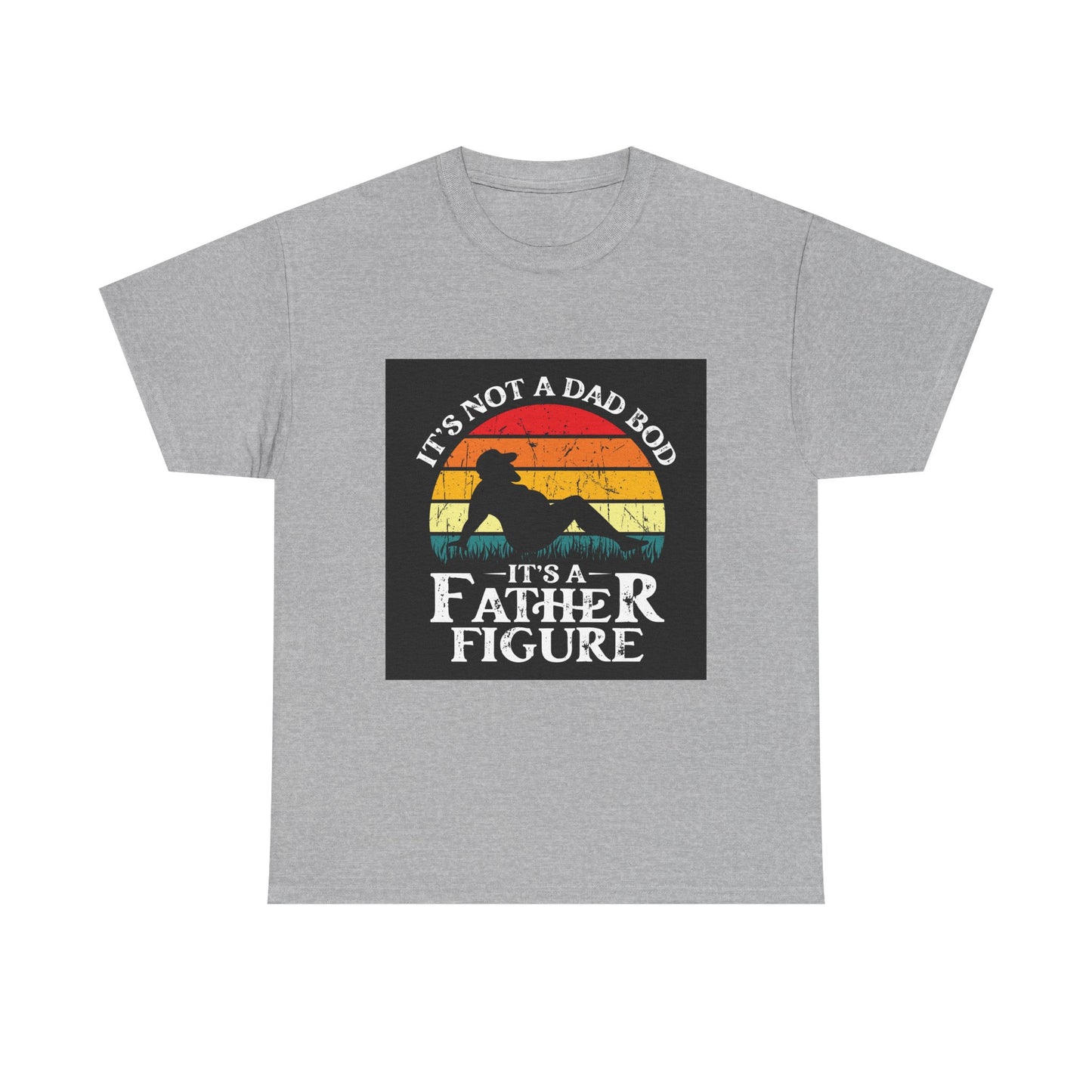 Father Figure Unisex Heavy Cotton Tee - Perfect Gift for Dads, Celebrating Fatherhood