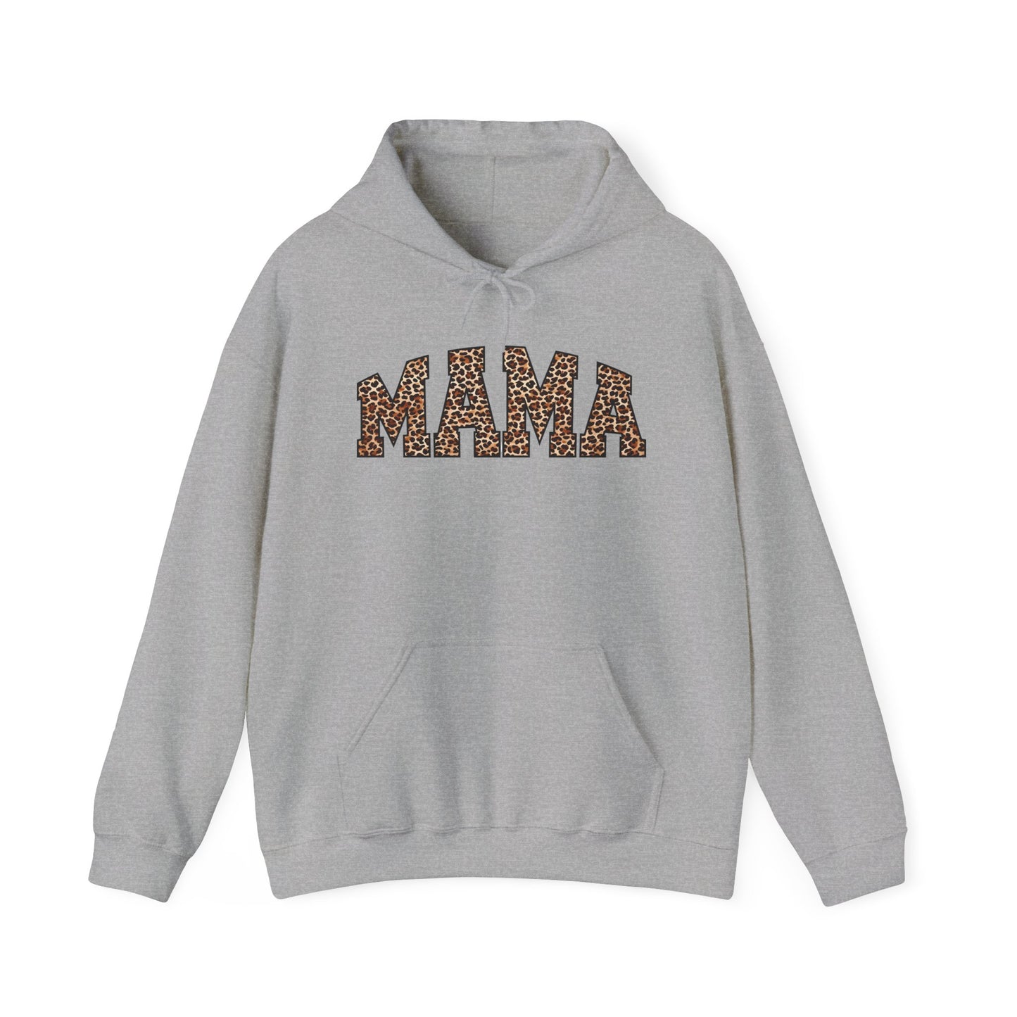 Mama Leopard Print Hoodie - Cozy Unisex Sweatshirt for Moms