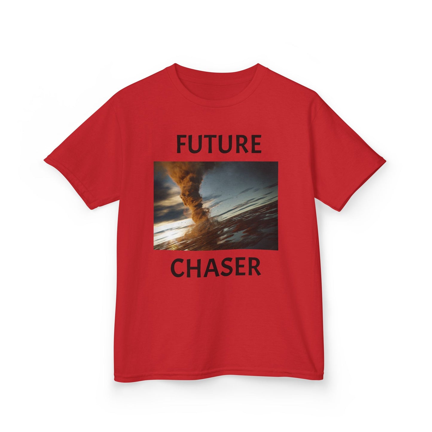 Kids Future Chaser Tornado Tee - Exciting Cotton T-Shirt for Young Adventurers