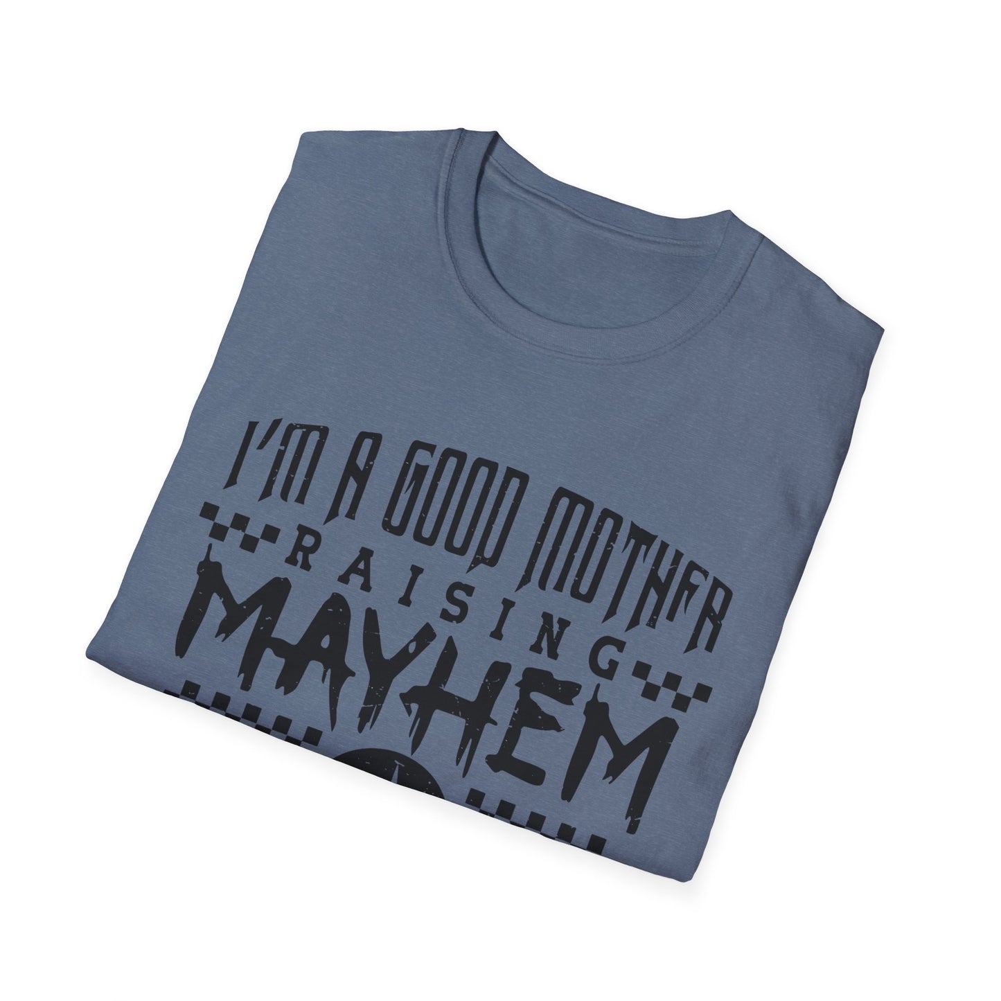 Unisex Softstyle T-Shirt, Fun Parent Shirt, Motherhood Humor Tee, Gift for Moms, Casual Everyday Wear, Mother's Day Gift