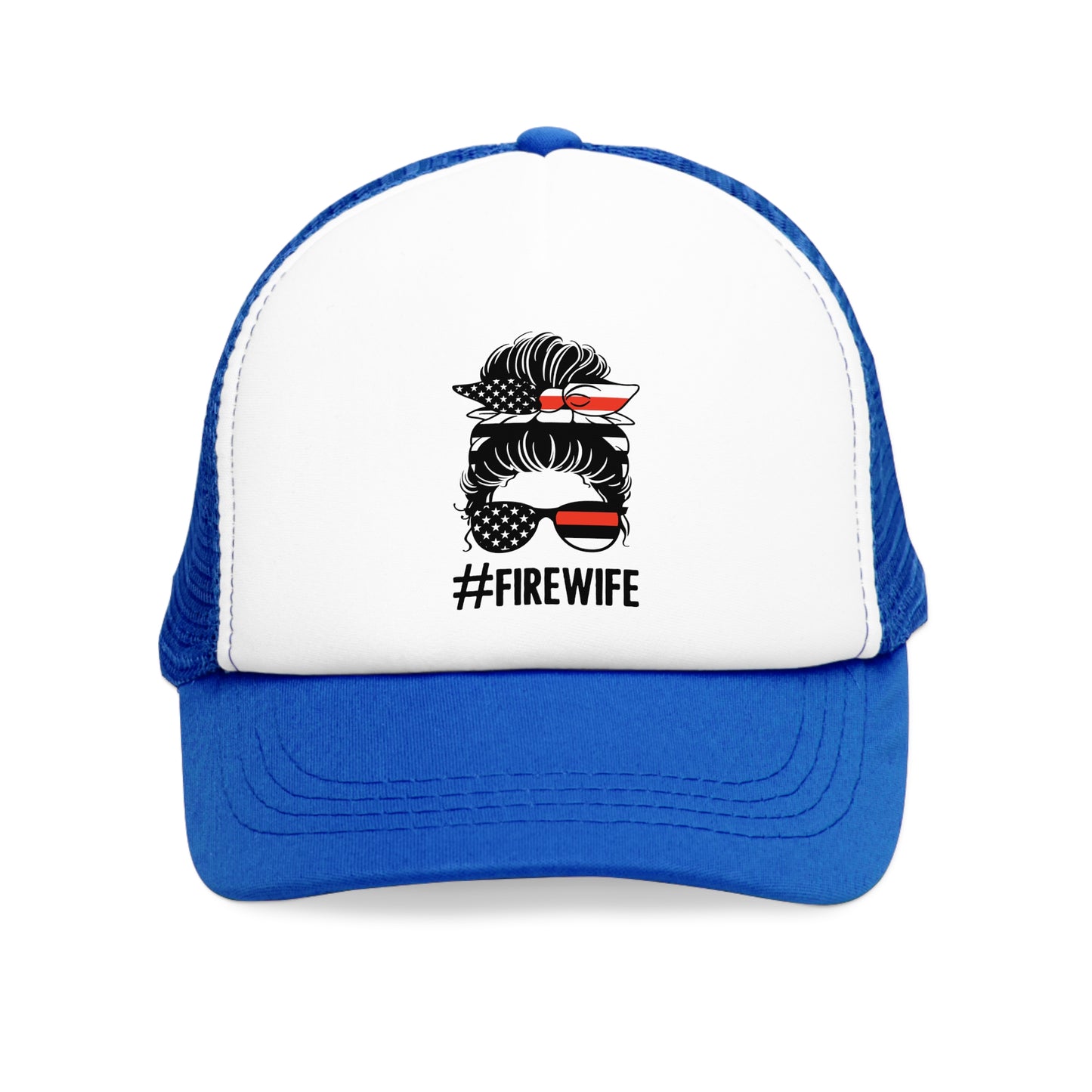 #Firewife Mesh Cap - Trendy Snapback for Firefighter Wives