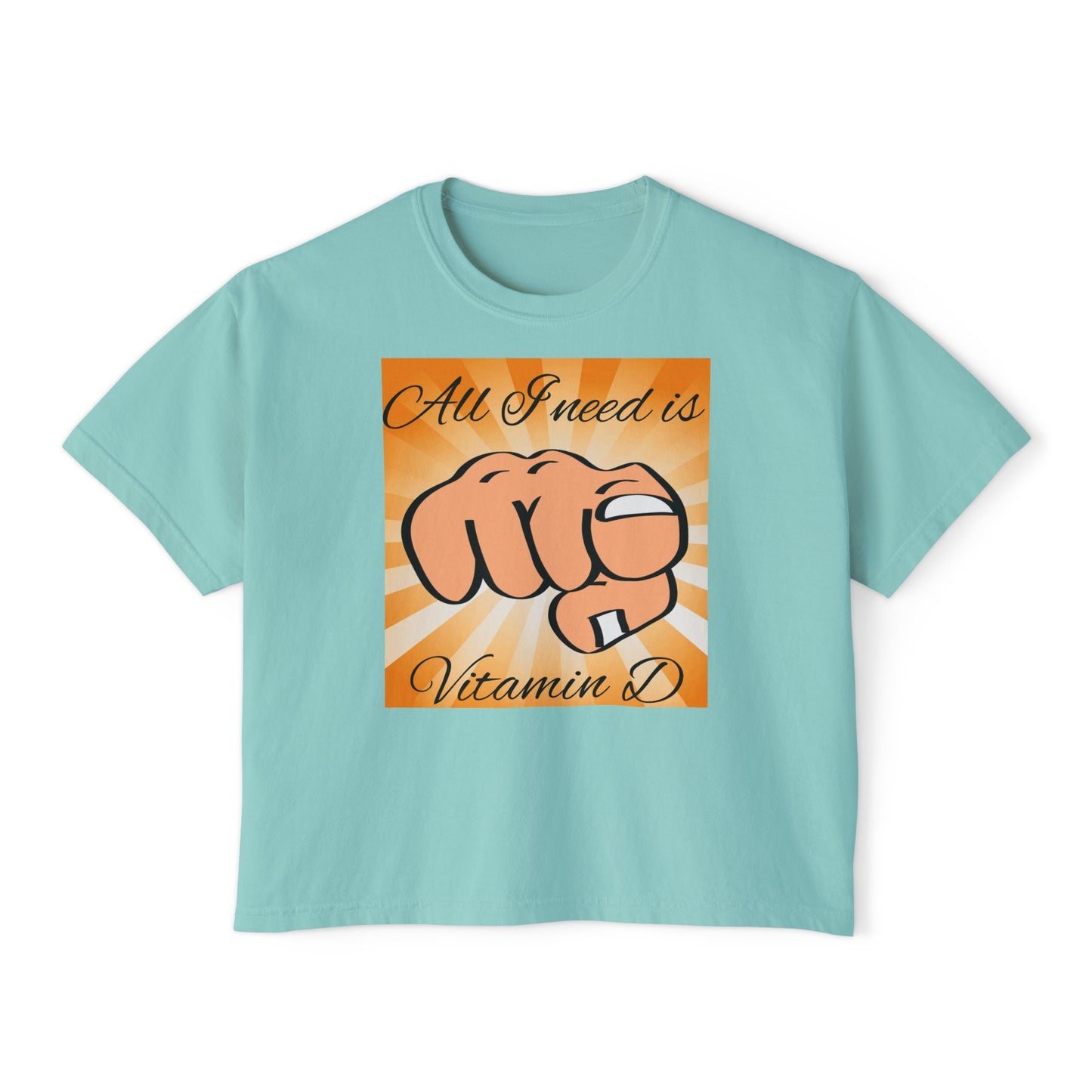Vitamin D Women's Boxy Tee - Perfect for Sun Lovers