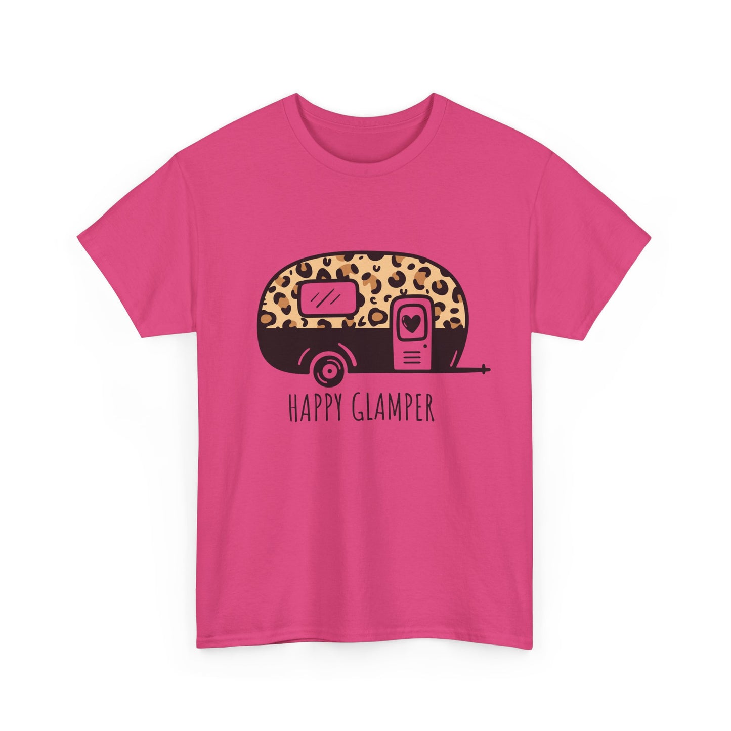 Happy Glamper Unisex Heavy Cotton Tee - Perfect for Camping Lovers