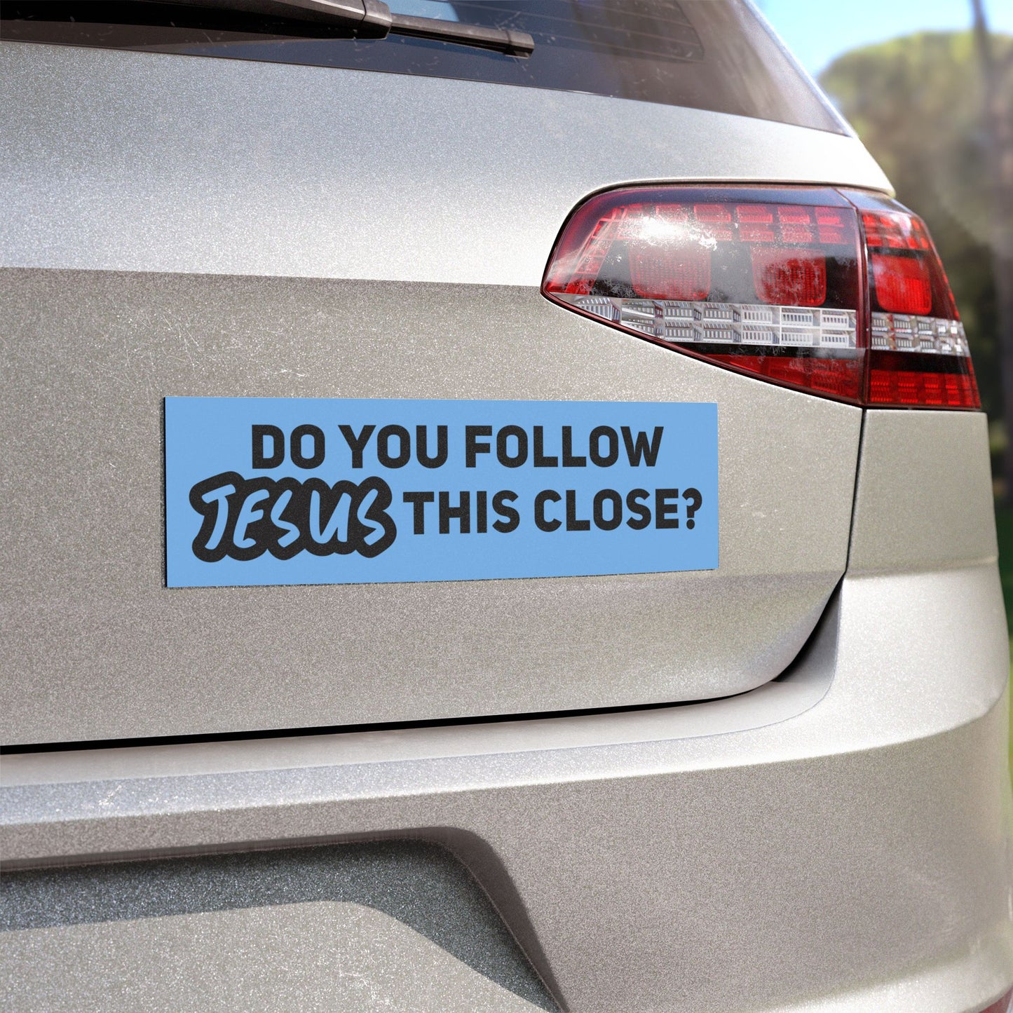 Humorous Jesus Car Magnet, Christian Car Decor, Funny Religious Gift, Car Decoration, Car Sticker, Faith-based Magnet