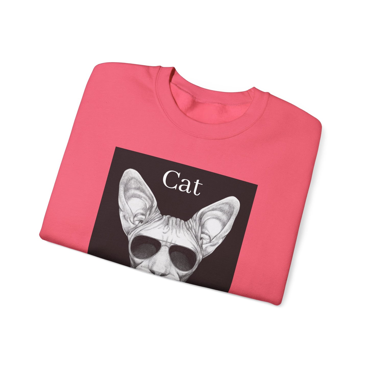 Cat Boss Unisex Crewneck Sweatshirt - Funny Cat Graphic Pullover