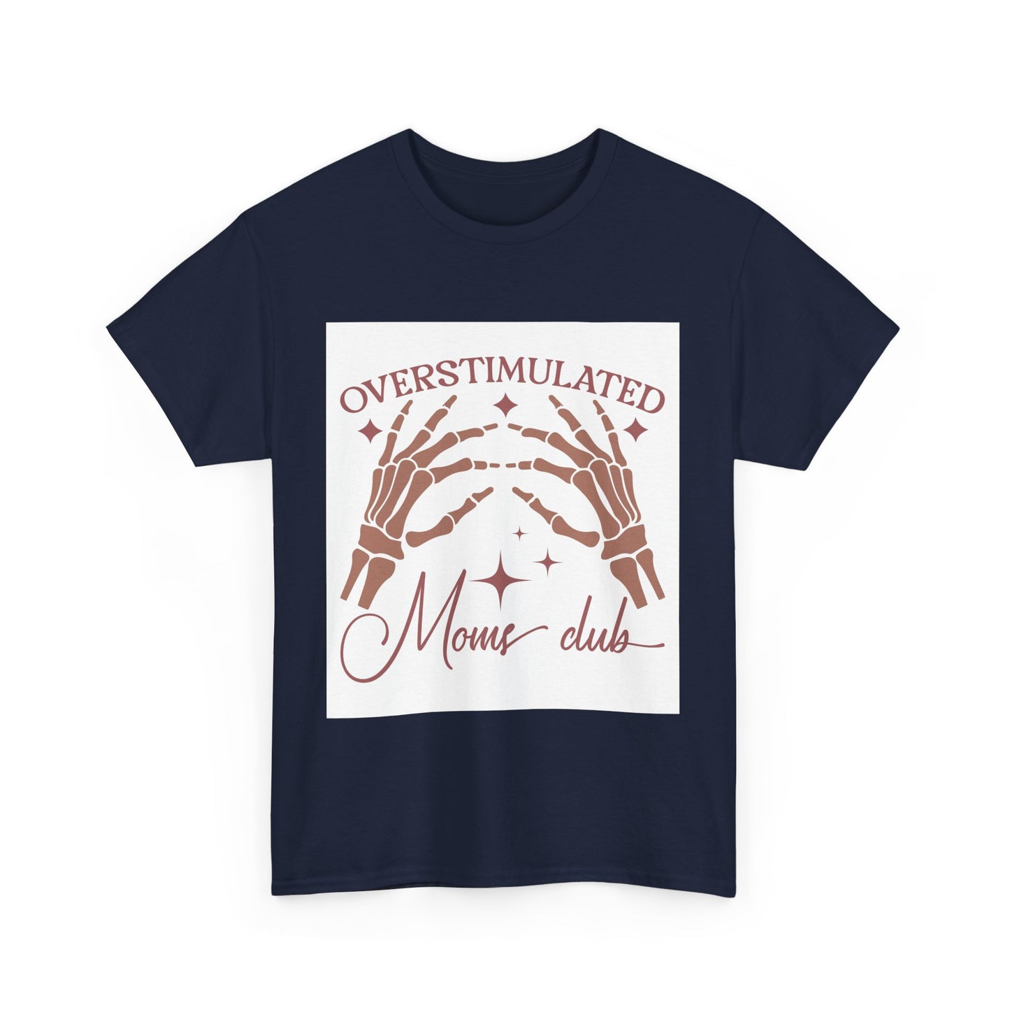 Overstimulated Moms Club Unisex Heavy Cotton Tee