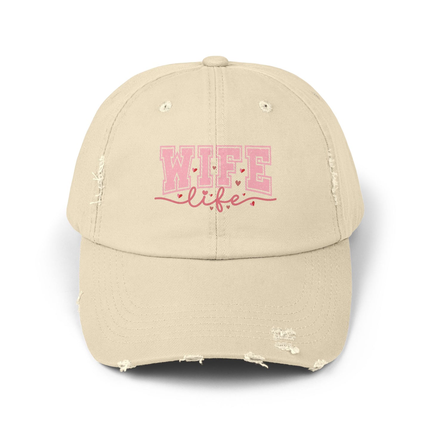 Distressed 'WIFE LIFE' Cap - Perfect Gift for Wives and Moms