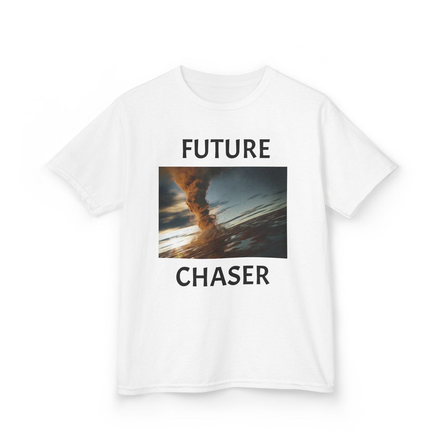 Kids Future Chaser Tornado Tee - Exciting Cotton T-Shirt for Young Adventurers