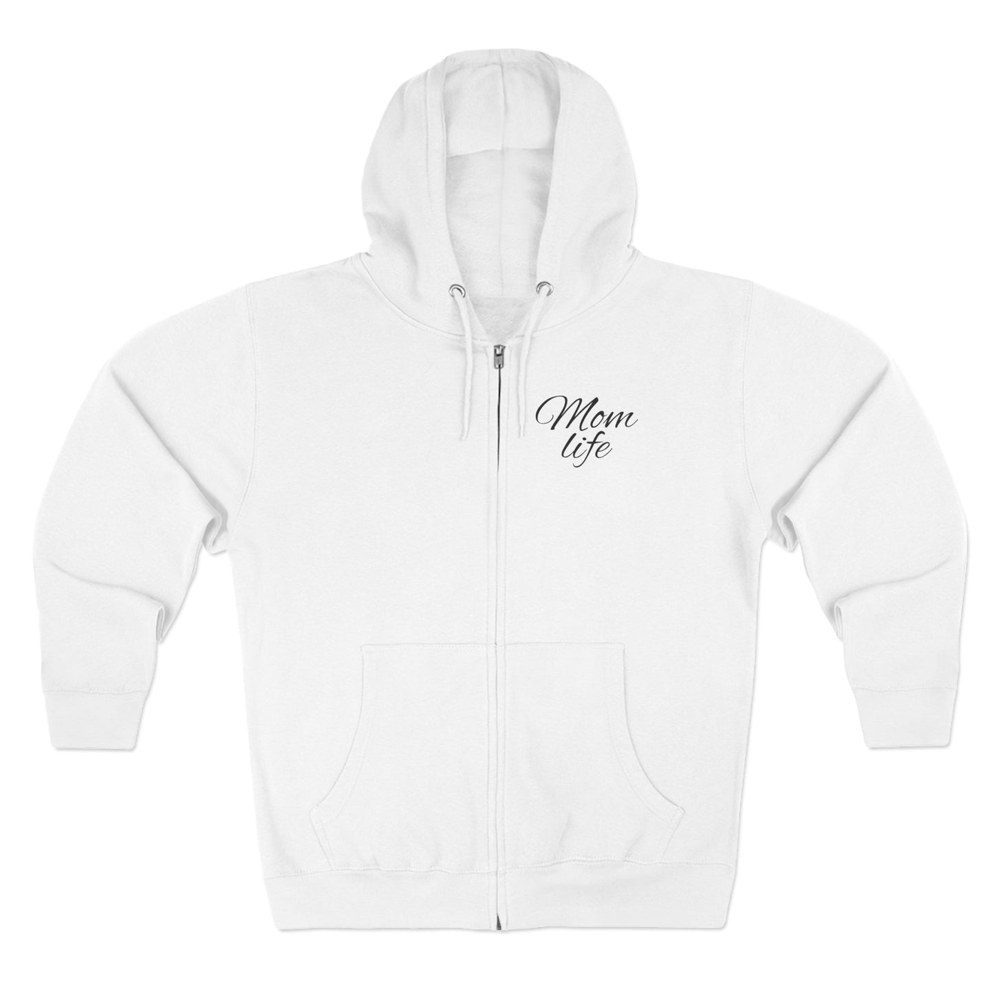 Mom Life Unisex Zip Hoodie - Trendy Comfort for Moms