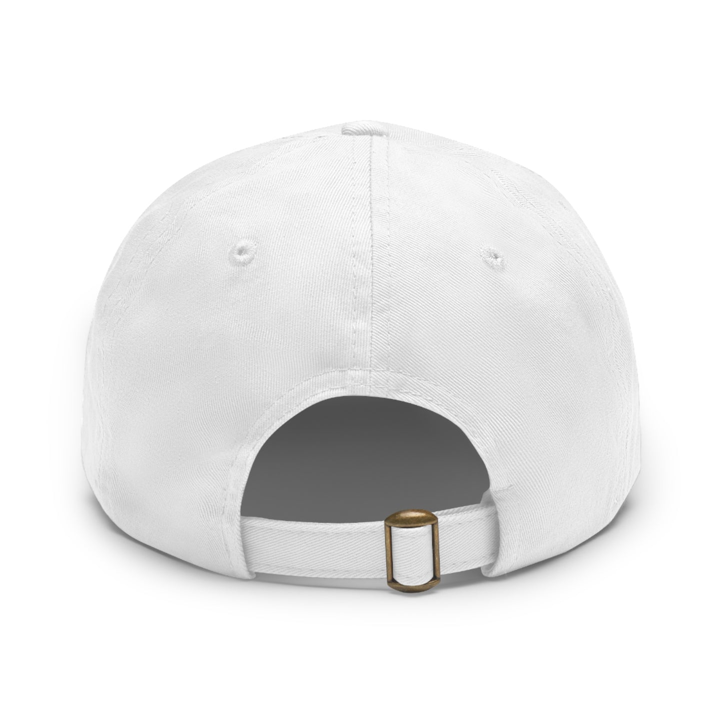 Dad Hat with Leather Patch (Rectangle) (Copy)