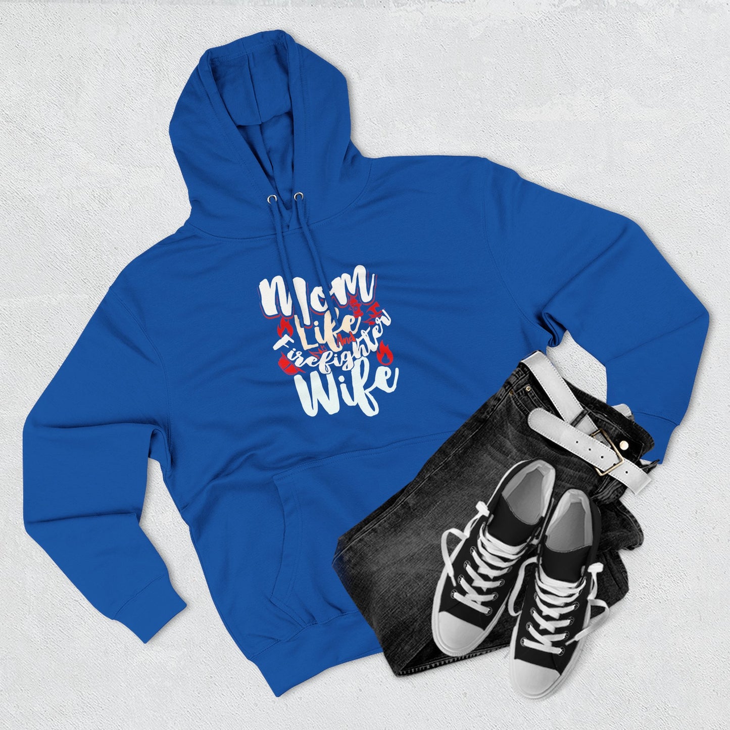 Cozy 'Mom Life' Fleece Hoodie for Wives - Perfect Gift for Mother’s Day