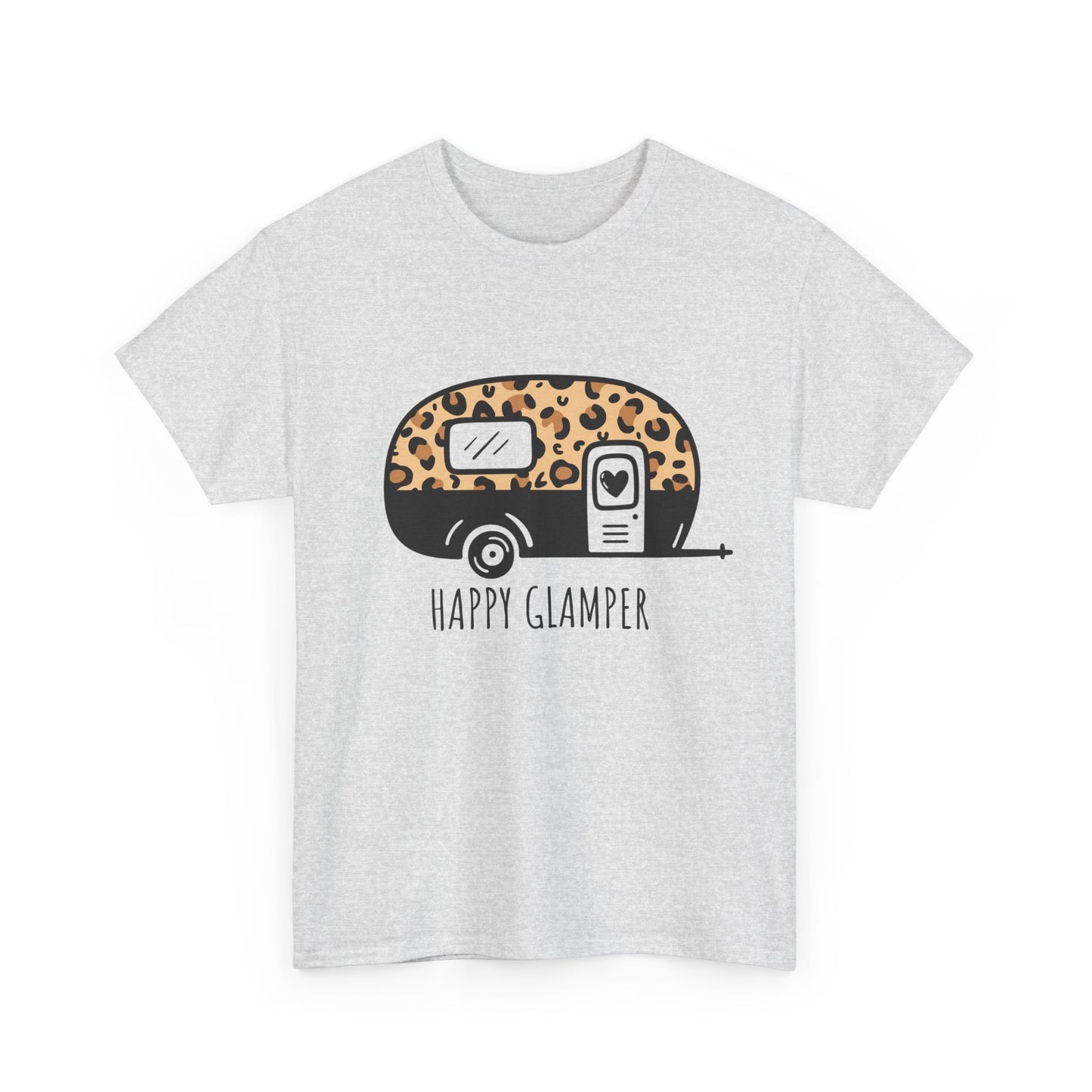 Happy Glamper Unisex Heavy Cotton Tee - Perfect for Camping Lovers