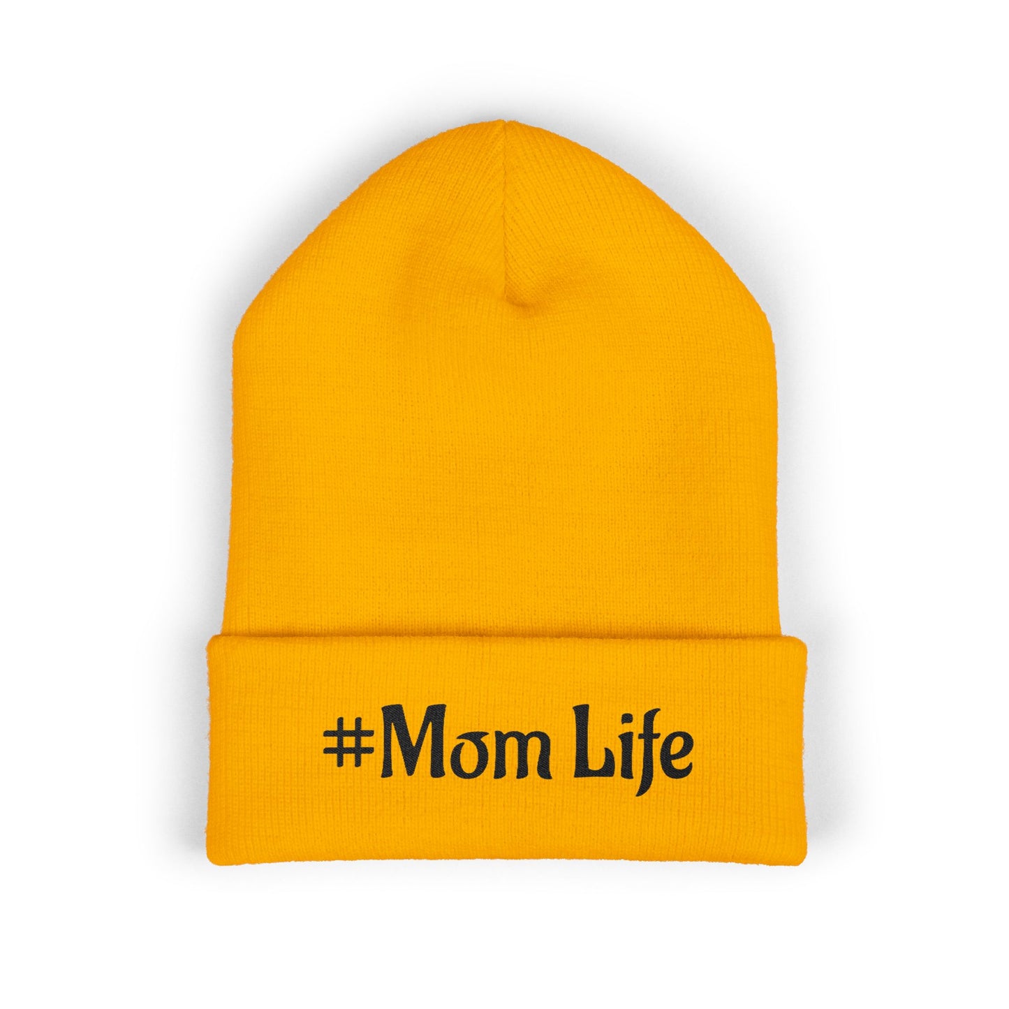 #Mom Life Beanie | Cuffed Embroidered Beanie