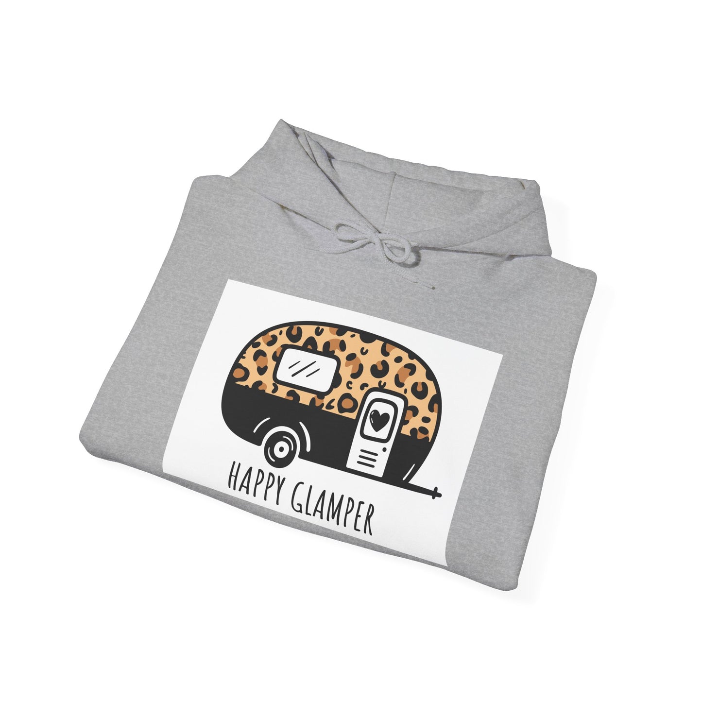 Happy Glamper Unisex Heavy Blend™ Hoodie - Cozy Camping Sweatshirt